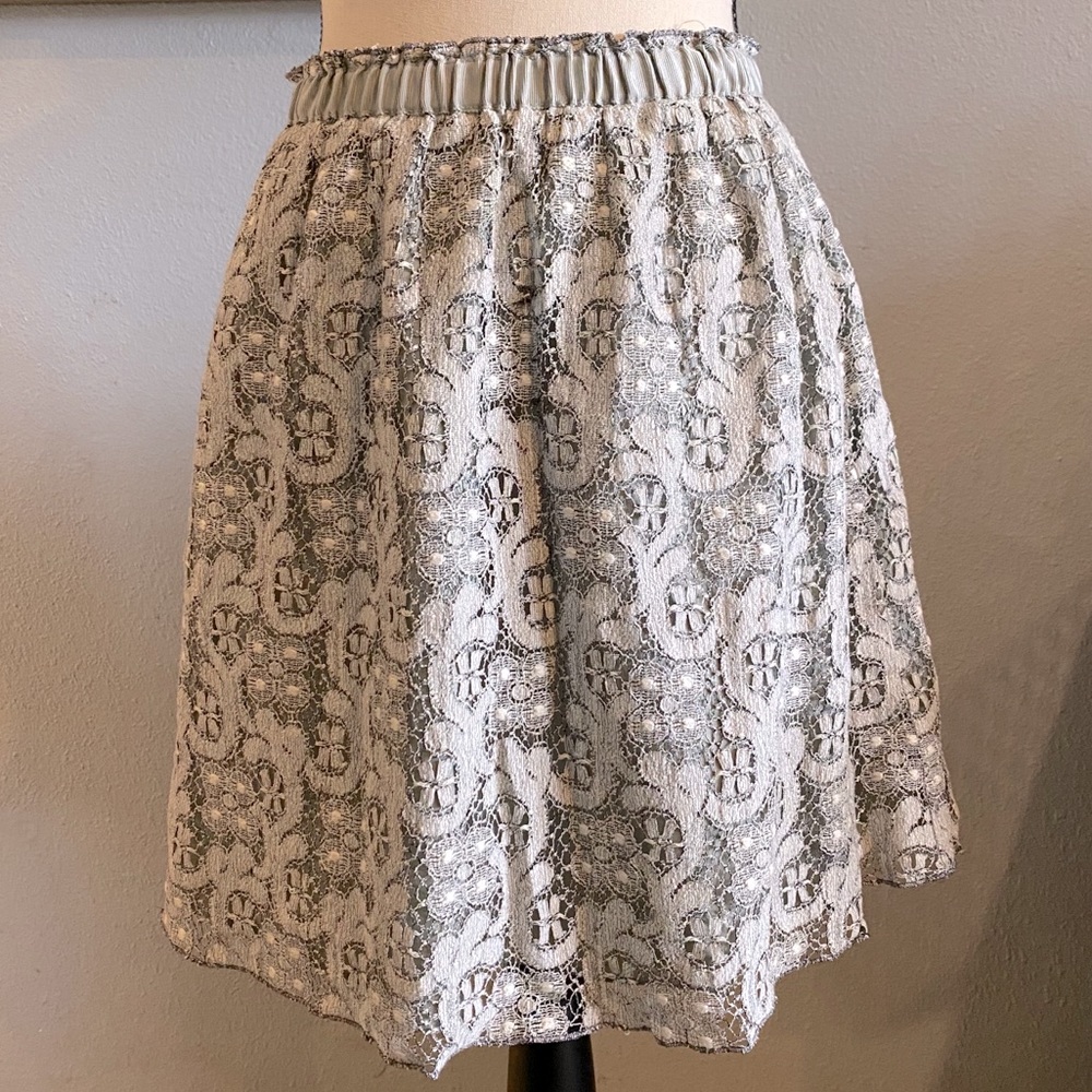 J Crew lace skirt size 8